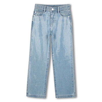 Adjustable sequin jeans DKNY GIRL