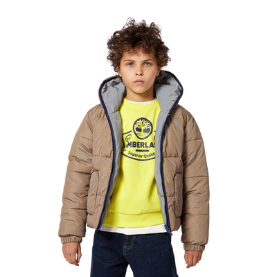 Reversible hooded down jacket TIMBERLAND BOY