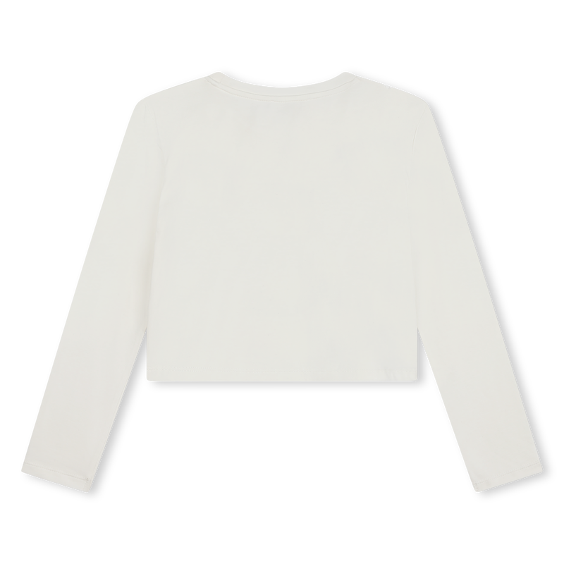 Long-Sleeved Studded T-Shirt MICHAEL KORS 
                    GIRL