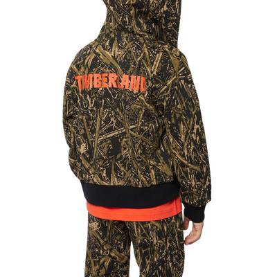 Hooded Fleece Cardigan TIMBERLAND BOY