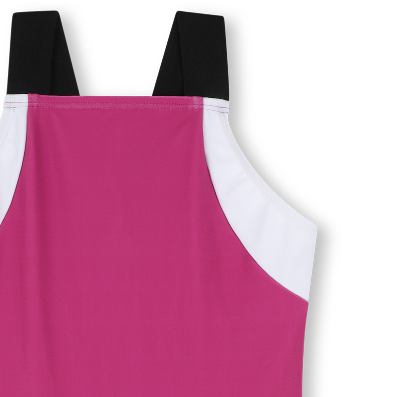 Tricolor one-piece swimsuit DKNY 
                    GIRL
