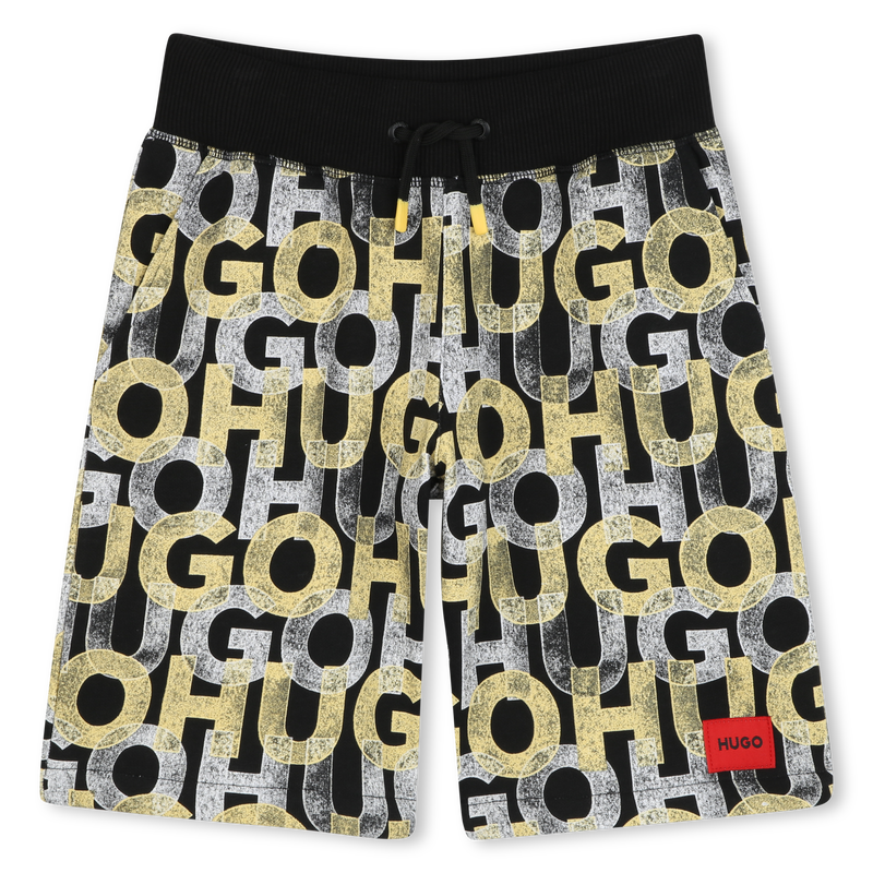Fleece Bermuda running shorts HUGO 
                    BOY