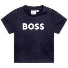 Short-Sleeved T-Shirt, NAVY, hi-res