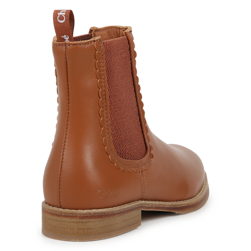 Leather Ankle Boots CHLOE 
                    GIRL