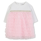 Cotton formal dress KARL LAGERFELD KIDS 
                    GIRL