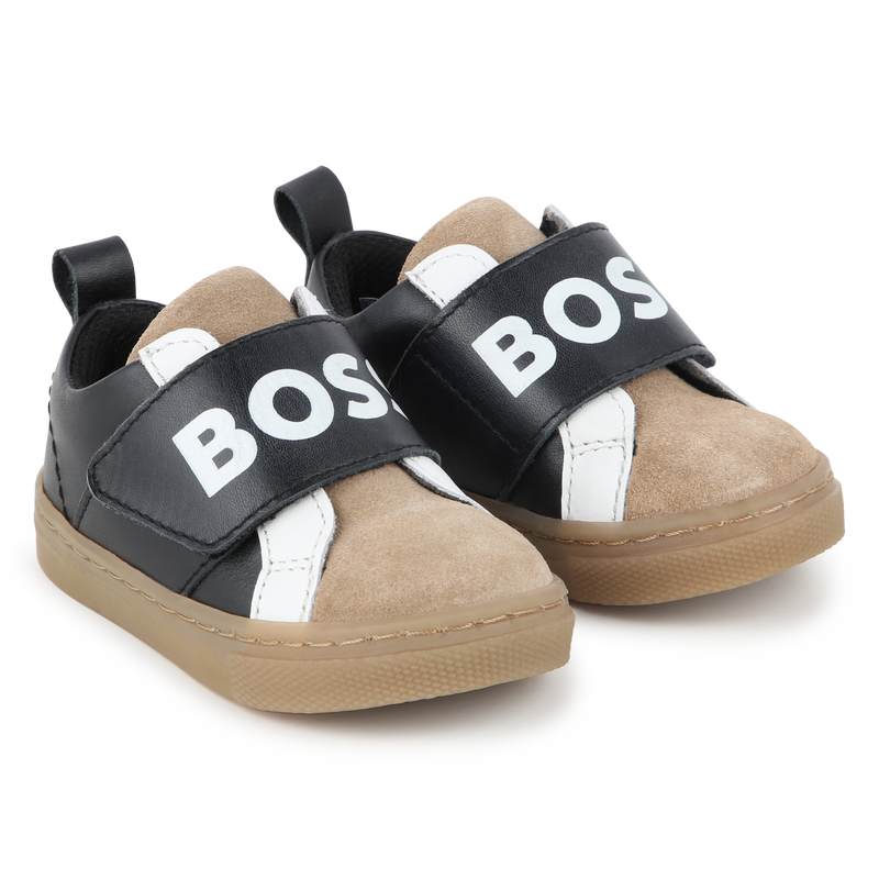Leather Velcro Sneakers BOSS 
                    BOY
