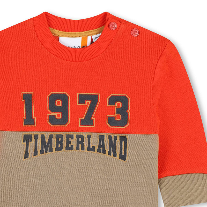 Printed Fleece Sweatshirt TIMBERLAND 
                        BOY