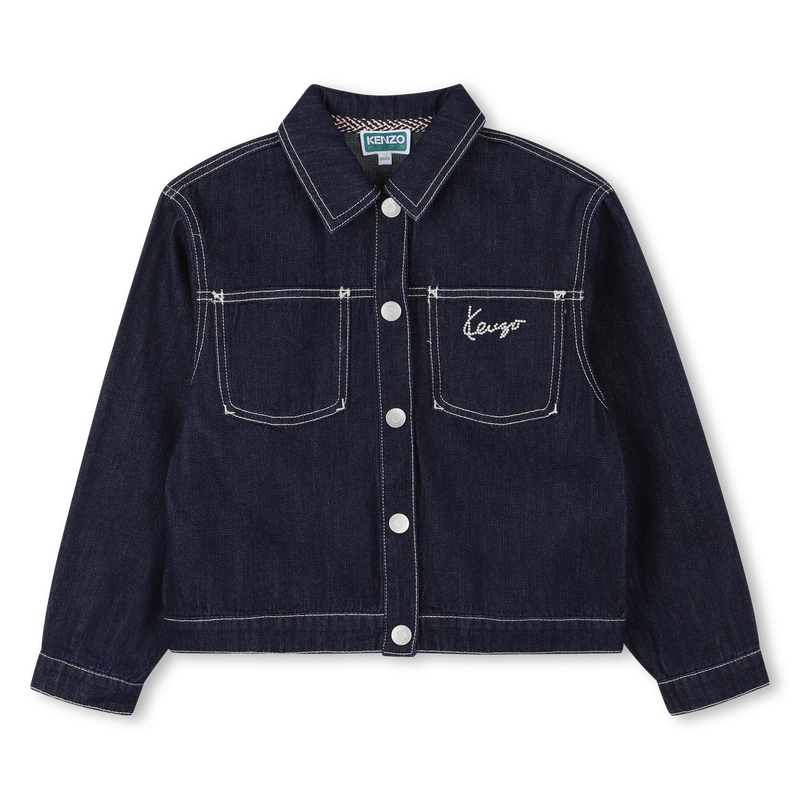 Denim jacket KENZO KIDS 
                    GIRL