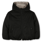 Reversible hooded down jacket KARL LAGERFELD KIDS 
                    BOY