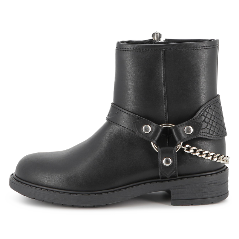 Biker boots in cowhide leather ZADIG & VOLTAIRE 
                    GIRL