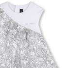 Bi-Material Dress KARL LAGERFELD KIDS 
                    GIRL