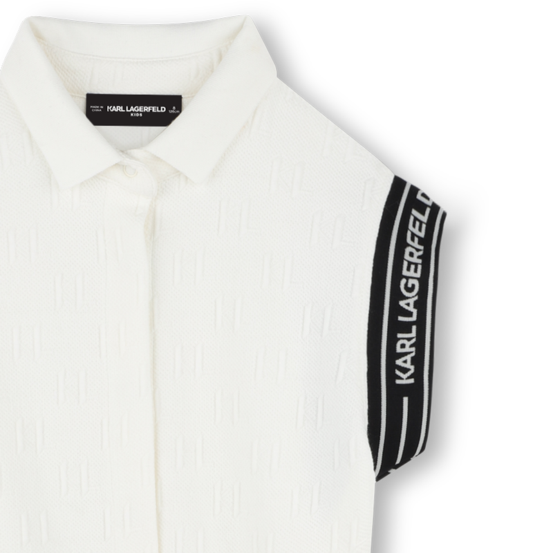 Short-sleeved romper KARL LAGERFELD KIDS 
                        GIRL