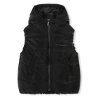 Sleeveless Hooded Puffer KARL LAGERFELD KIDS 
                    BOY