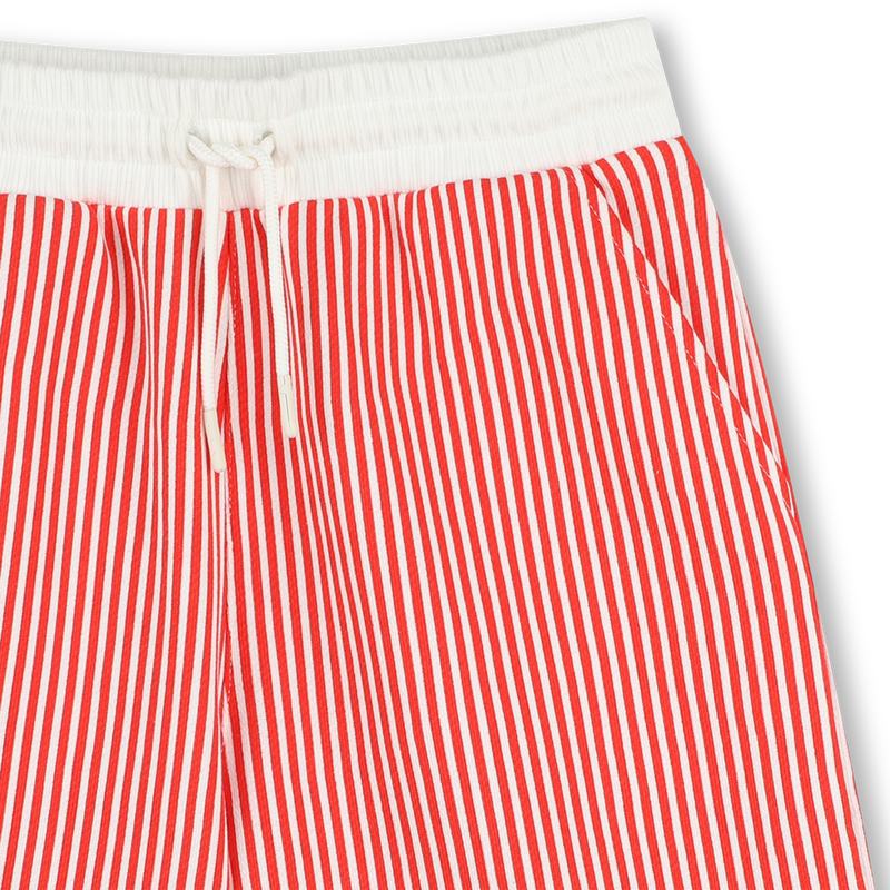 Striped cotton Bermuda shorts KENZO KIDS 
                        BOY
