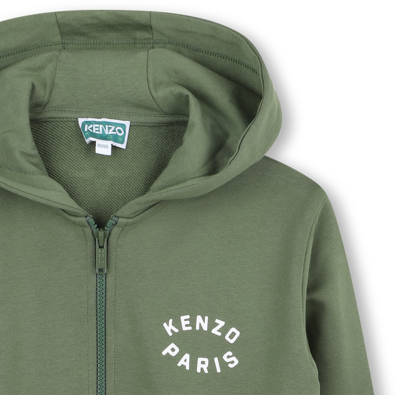 Fleece tracksuit cardigan KENZO KIDS 
                        BOY