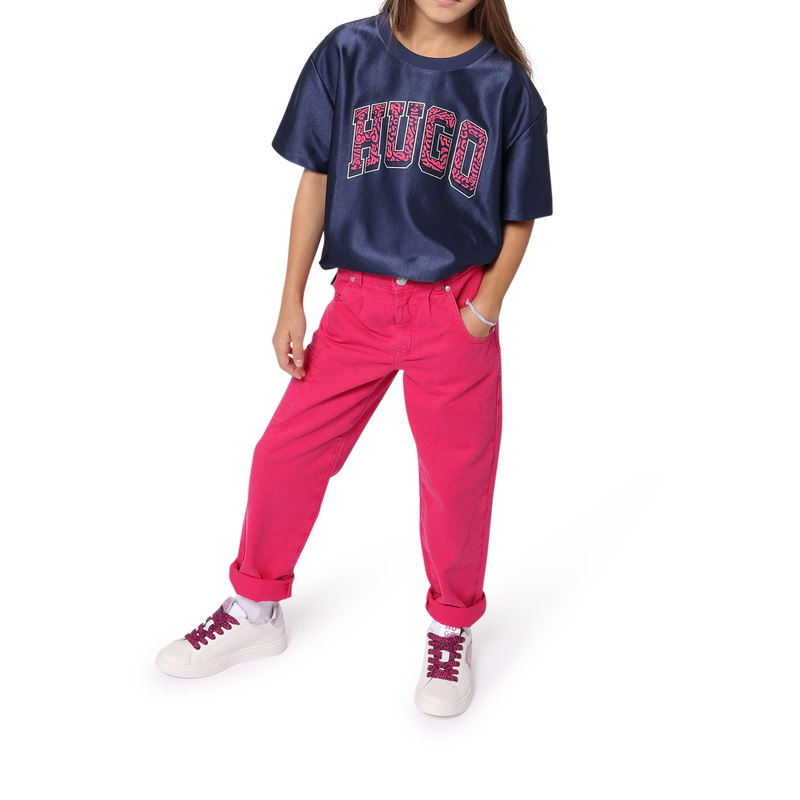 Printed Lace-Up Sneakers HUGO 
                        GIRL