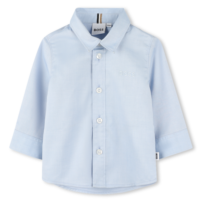 Long-Sleeved Cotton Shirt BOSS 
                        BOY