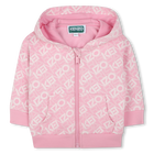 Fleece cardigan and trousers KENZO KIDS 
                    GIRL