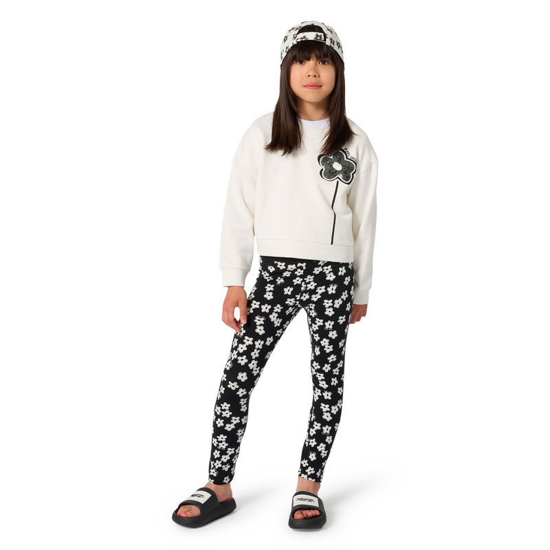 Floral Print Leggings MARC JACOBS 
                        GIRL