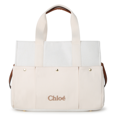 Bi-material diaper bag CHLOE GIRL