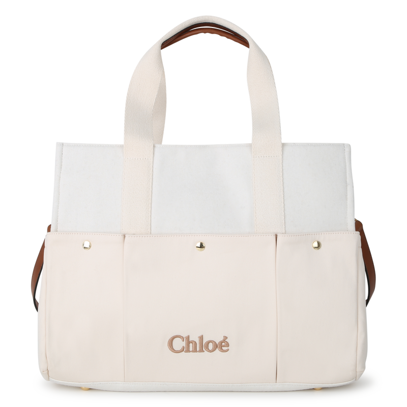 Bi-material diaper bag CHLOE 
                    GIRL