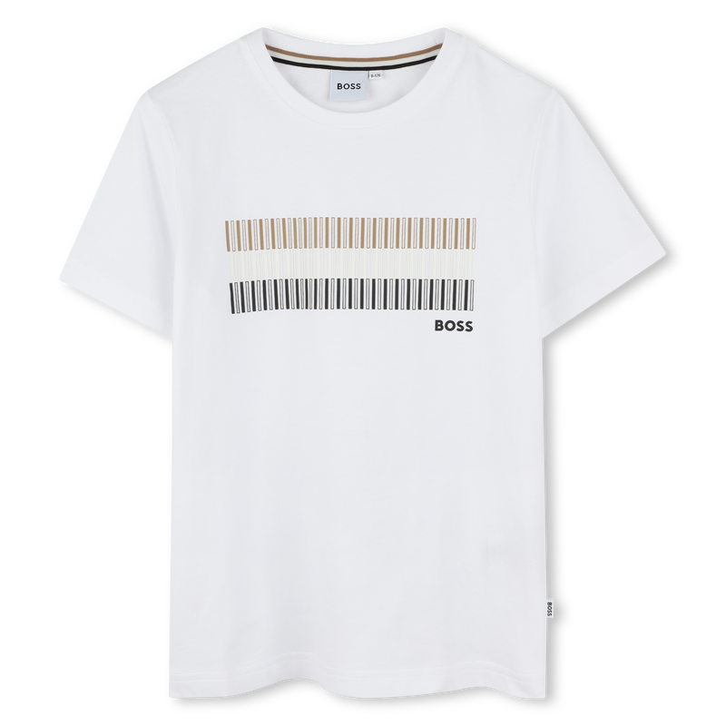 Short-sleeved cotton T-shirt BOSS 
                        BOY