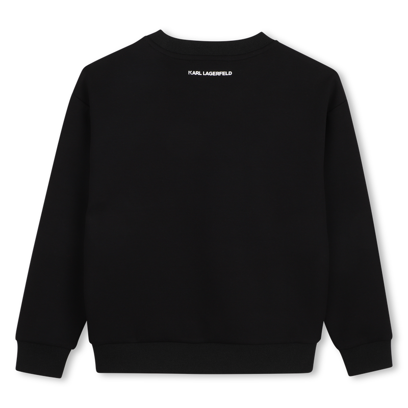 Fleece Sweatshirt KARL LAGERFELD KIDS 
                        BOY