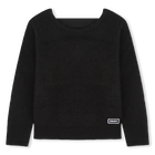 Knit Sweater, BLACK, hi-res