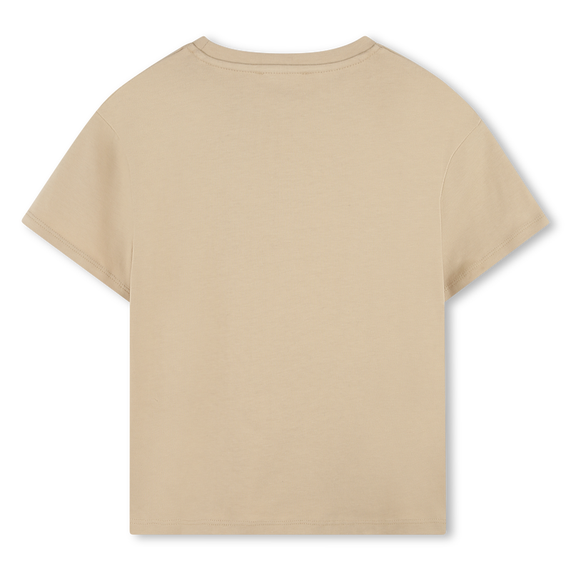Short-sleeved cotton T-shirt MICHAEL KORS 
                        GIRL