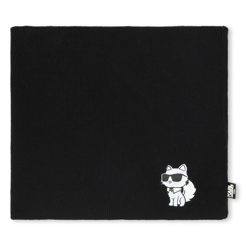 Hat & Neck Warmer Set KARL LAGERFELD KIDS 
                    GIRL