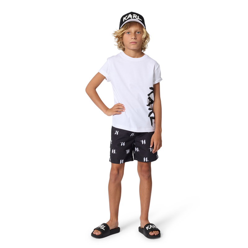 Short-Sleeved T-Shirt KARL LAGERFELD KIDS 
                        BOY