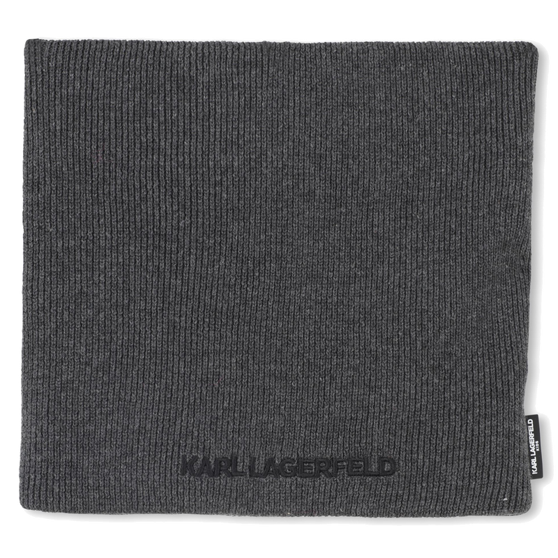 Knitted hat + neck warmer set KARL LAGERFELD KIDS 
                        BOY