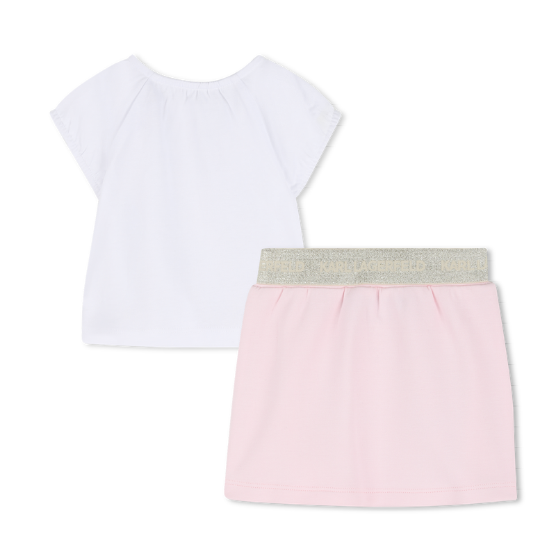 Shorts Outfit Set KARL LAGERFELD KIDS 
                        GIRL
