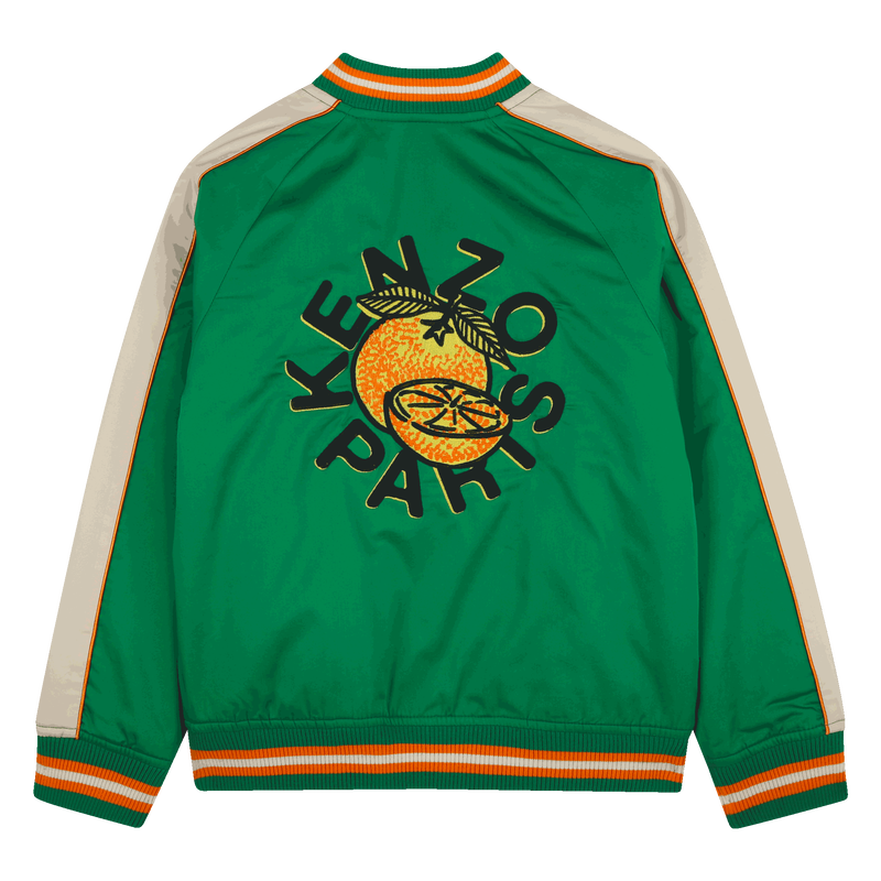Cotton satin jacket KENZO KIDS 
                        BOY