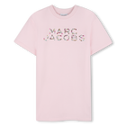 Short-Sleeved Dress, PINK, hi-res