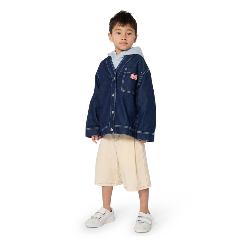 Poplin Bermuda Shorts KENZO KIDS 
                        BOY