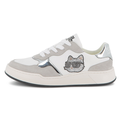 Lace-up low-top sneakers KARL LAGERFELD KIDS GIRL