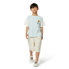 Plain cotton Bermuda shorts KENZO KIDS 
                    BOY