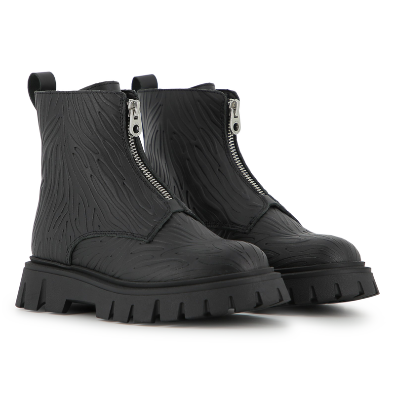 Cowhide leather ankle boots MARC JACOBS 
                        GIRL