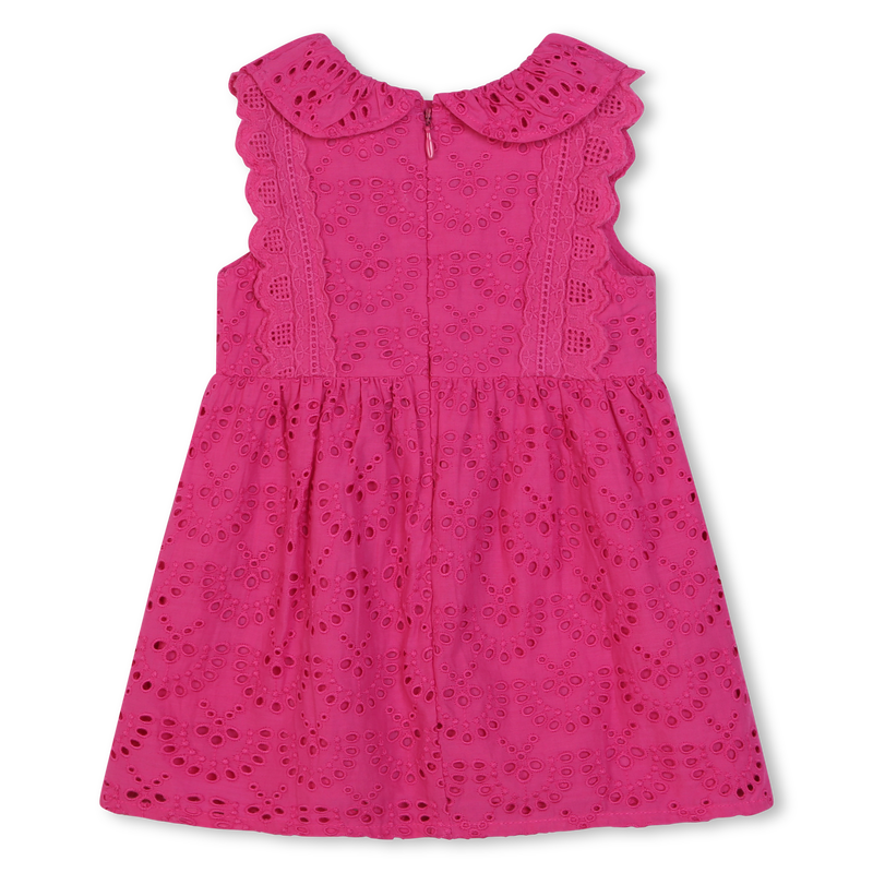 Accessorized cotton dress CARREMENT BEAU 
                    GIRL