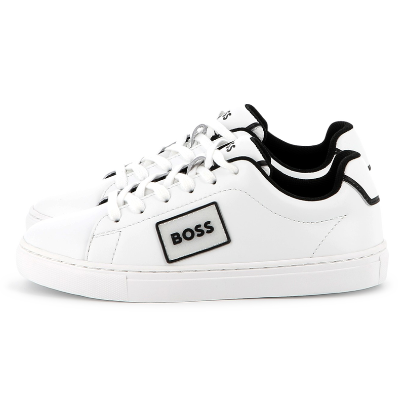Cowhide leather sneakers BOSS 
                        BOY