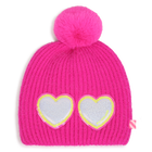 Soft novelty yarn beanie BILLIEBLUSH 
                    GIRL