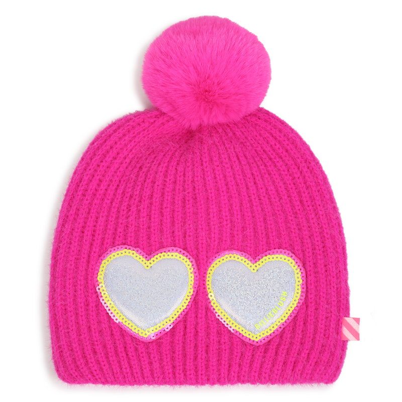 Soft novelty yarn beanie BILLIEBLUSH 
                        GIRL