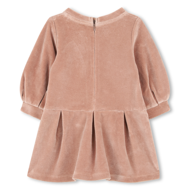 Cotton velvet dress CHLOE 
                    GIRL
