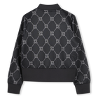 Zip-Up Printed Logo Sweatshirt HUGO 
                    GIRL