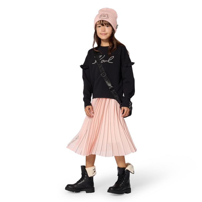Long skirt KARL LAGERFELD KIDS 
                        GIRL