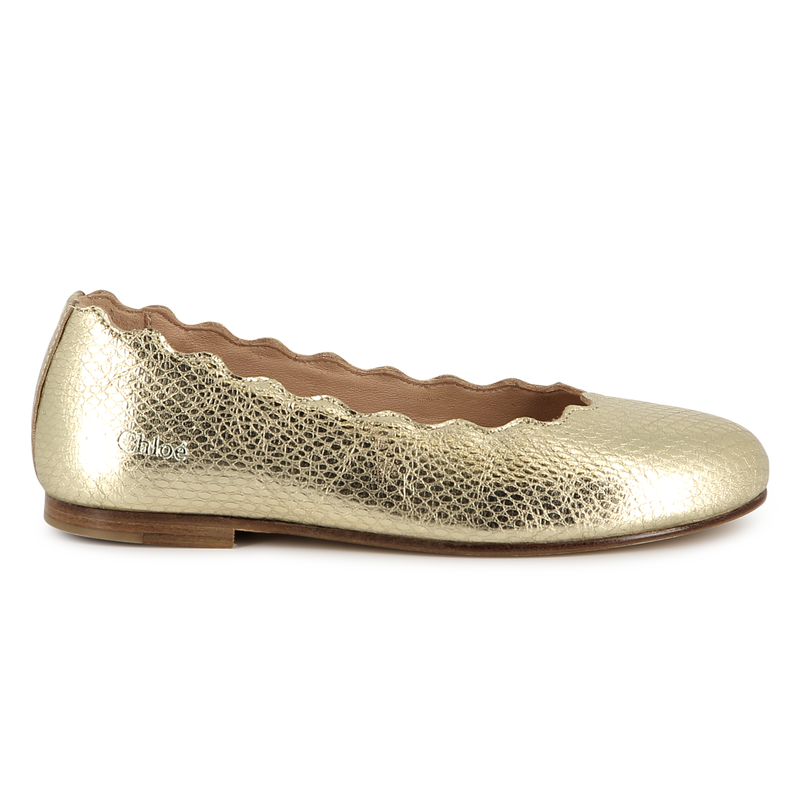 Leather ballet flats CHLOE 
                    GIRL