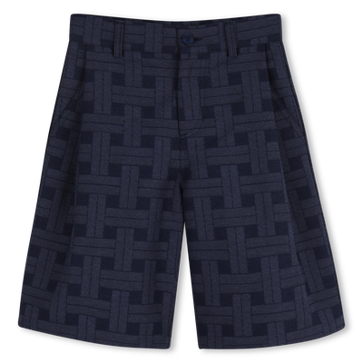 Jacquard Pattern Bermudas KENZO KIDS BOY