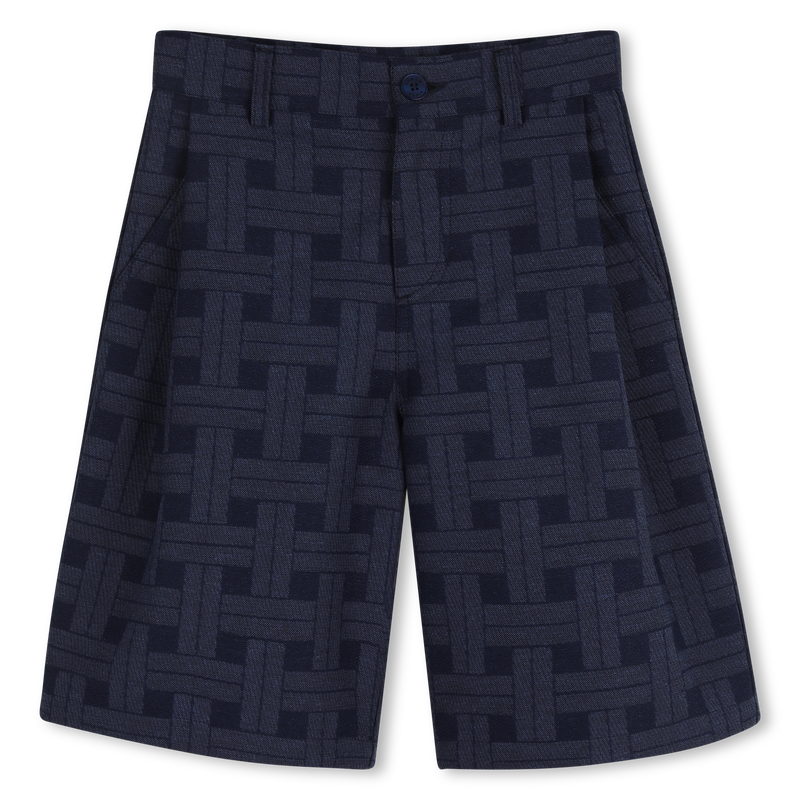 Jacquard Pattern Bermudas KENZO KIDS 
                        BOY