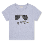 Short-Sleeved Cotton T-Shirt MICHAEL KORS 
                    GIRL
